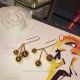 AAA Replica Celine Beads Earrings In Yellow Gold (5)_th.jpg